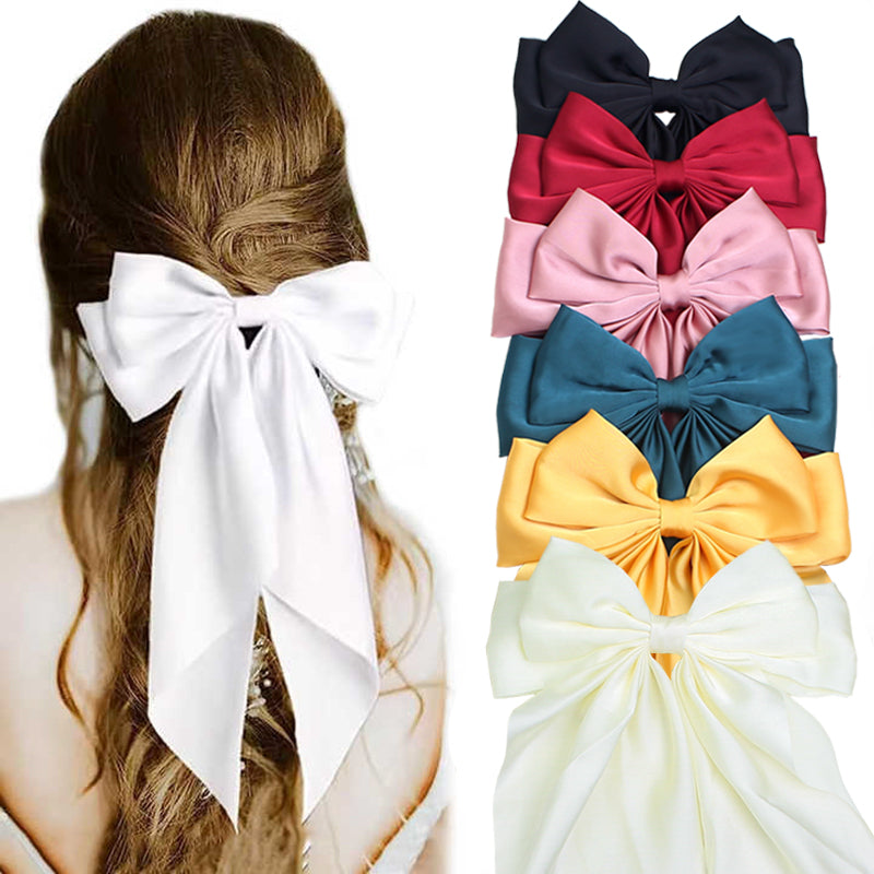 3 Random Color Hair Bow Clip