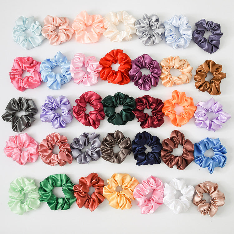 5 Random pieces Multicolor Silk Scrunchie